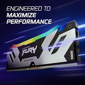 RAM Kingston FURY Renegade RGB 16GB (1x16GB) DDR5 6400MHz - Black/Silver - New