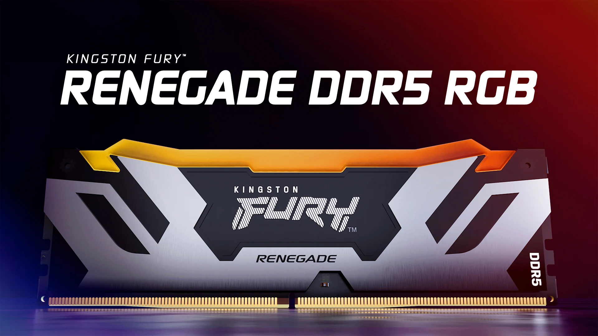 RAM Kingston FURY Renegade RGB 32GB (1x32GB) DDR5 6400MHz - Black/Silver - New