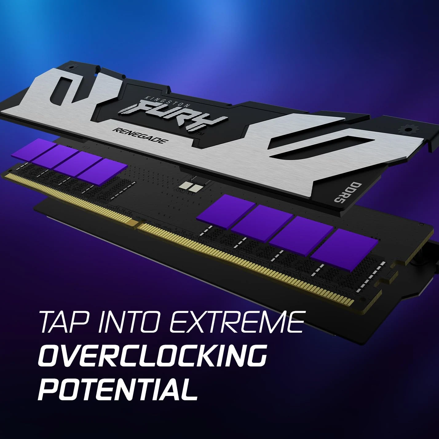 RAM Kingston FURY Renegade RGB 32GB (2x16GB) DDR5 6400MHz - Black/Silver - New
