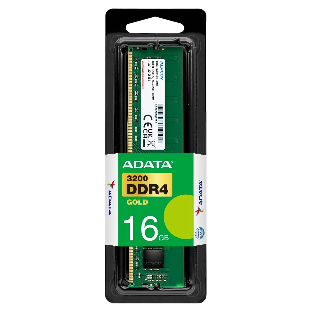 RAM PC ADATA Premier 16GB (1x16GB) DDR4 3200MHz - Green - New