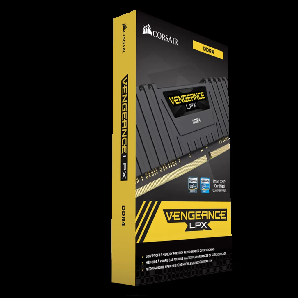 RAM PC Corsair Vengeance LPX 64GB (4x16GB) DDR4 3200MHz - Black - New