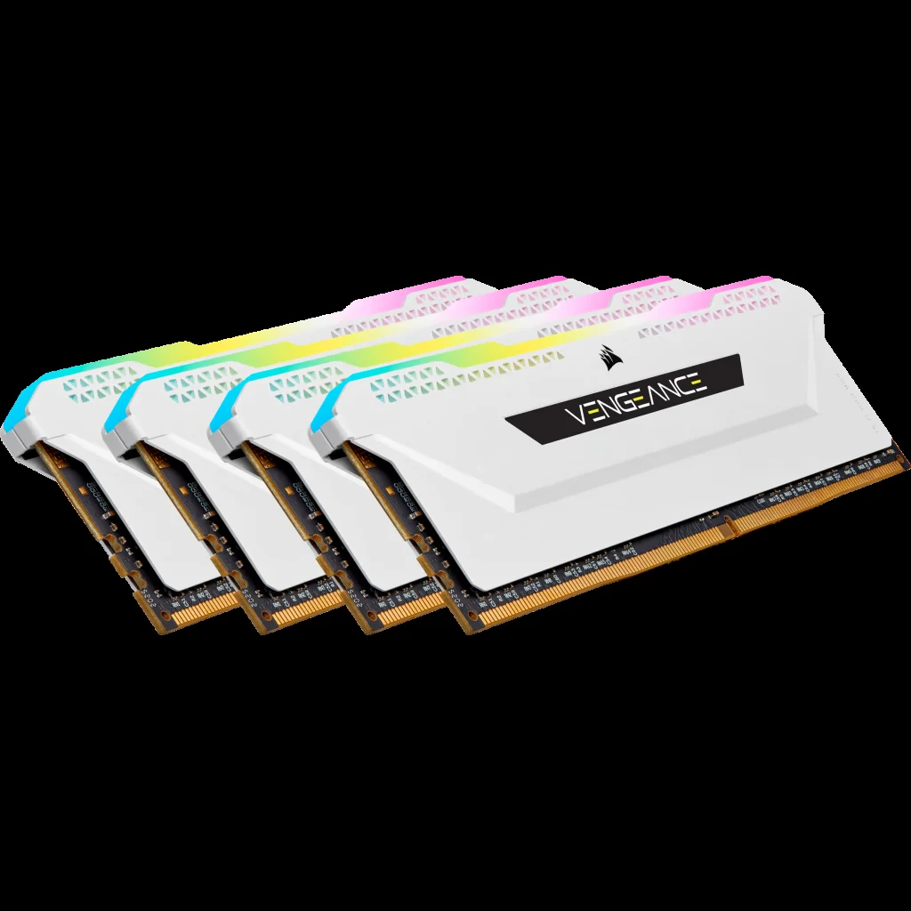 RAM PC Corsair Vengeance RGB Pro 64GB (2x32GB) DDR4 3200MHz - White - New