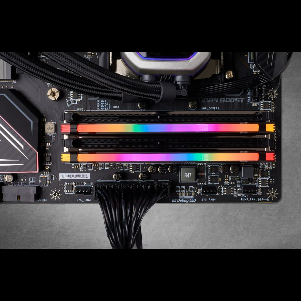 RAM PC Corsair Vengeance RGB Pro 64GB (4x16GB) DDR4 3200MHz - Black - New