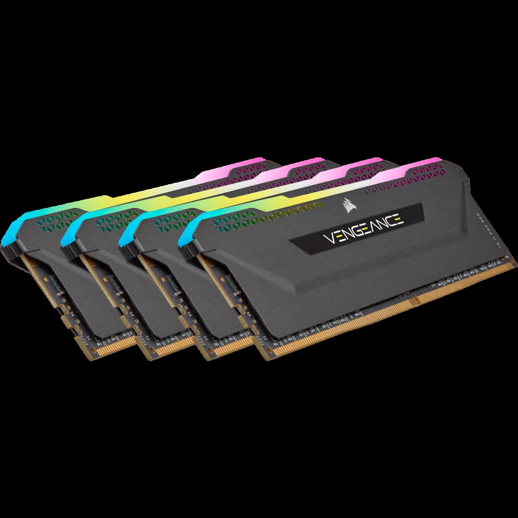 RAM PC Corsair Vengeance RGB Pro 64GB (4x16GB) DDR4 3600MHz - Black - New