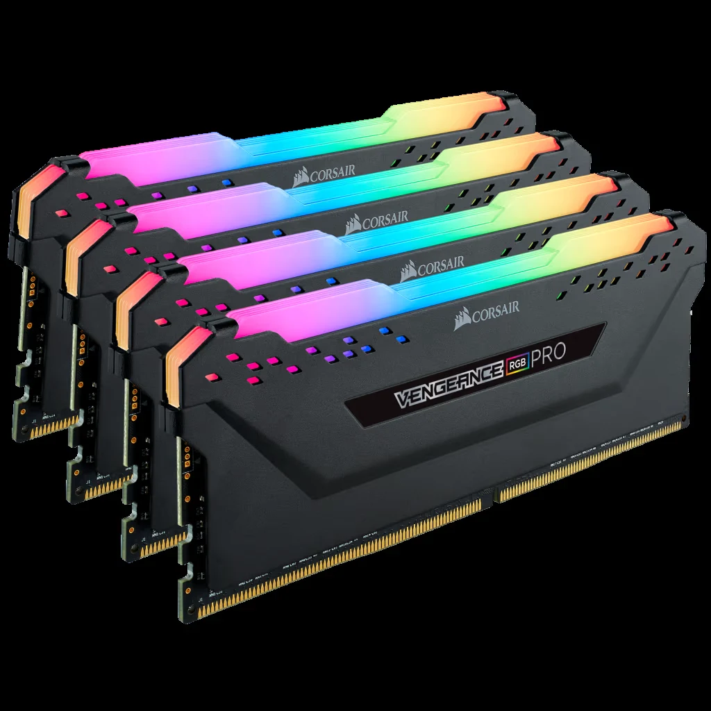 RAM PC Corsair Vengeance RGB Pro 64GB (4x16GB) DDR4 3600MHz - Black - New