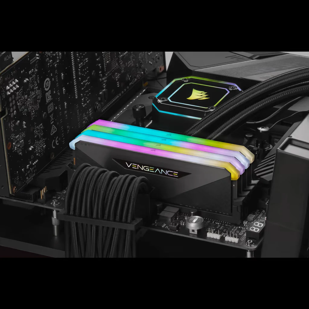RAM PC Corsair Vengeance RGB RS 32GB (2x16GB) DDR4 3600MHz - Black - New