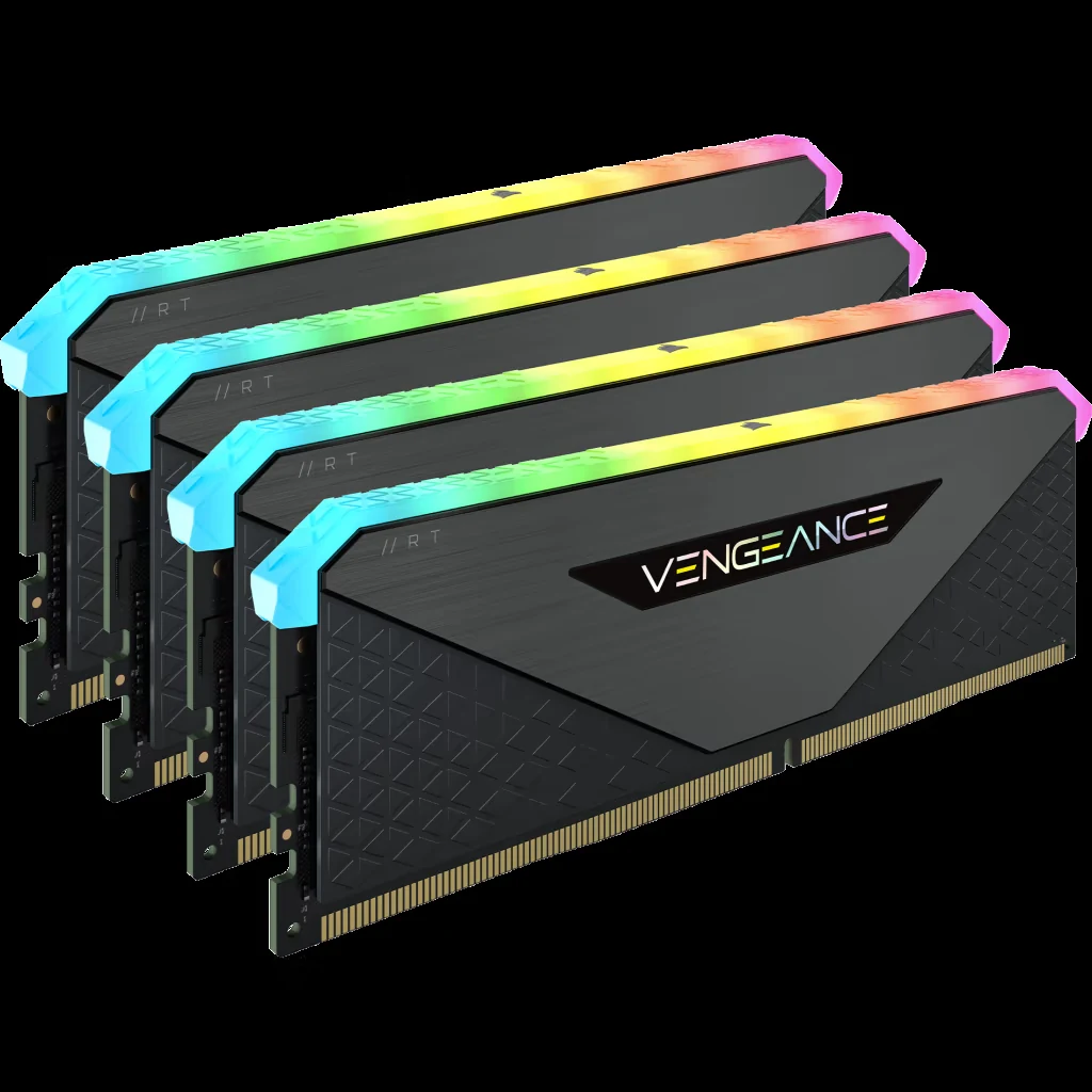 RAM PC Corsair Vengeance RGB RS 64GB (2x32GB) DDR4 3600MHz - Black - New