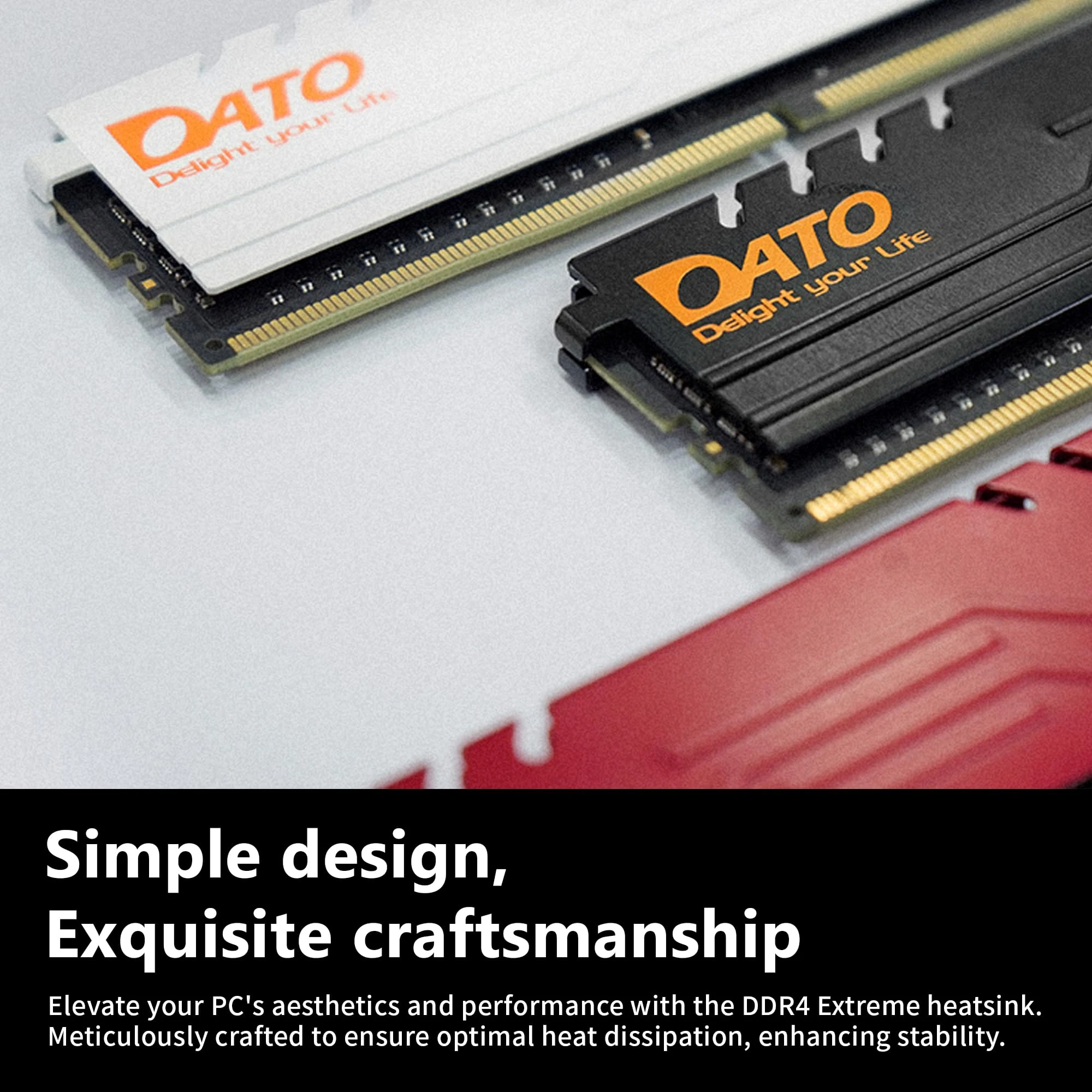 RAM PC DATO DDR4 16GB (1x16GB) 3200MHz Extreme Series - Đỏ - NEW