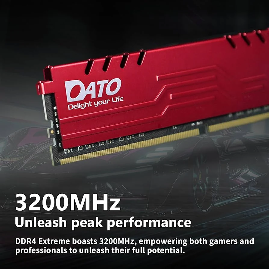 RAM PC DATO DDR4 16GB (1x16GB) 3200MHz Extreme Series - Đỏ - NEW