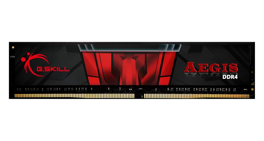RAM PC G.Skill Aegis 32GB (2x16GB) DDR4 3200MHz - Black/Red - New