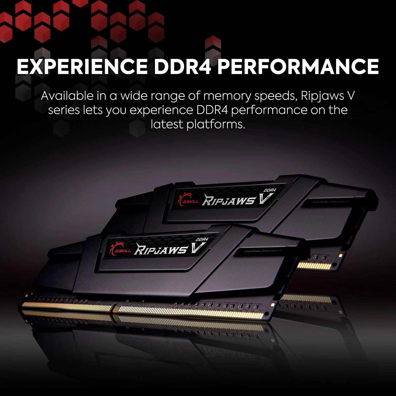 RAM PC G.Skill Ripjaws V 64GB (2x32GB) DDR4 3200MHz - Black - New