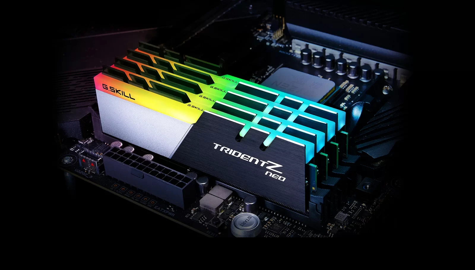RAM PC G.Skill Trident Z Neo RGB 16GB (2x8GB) DDR4 3200MHz - Black/Silver - New