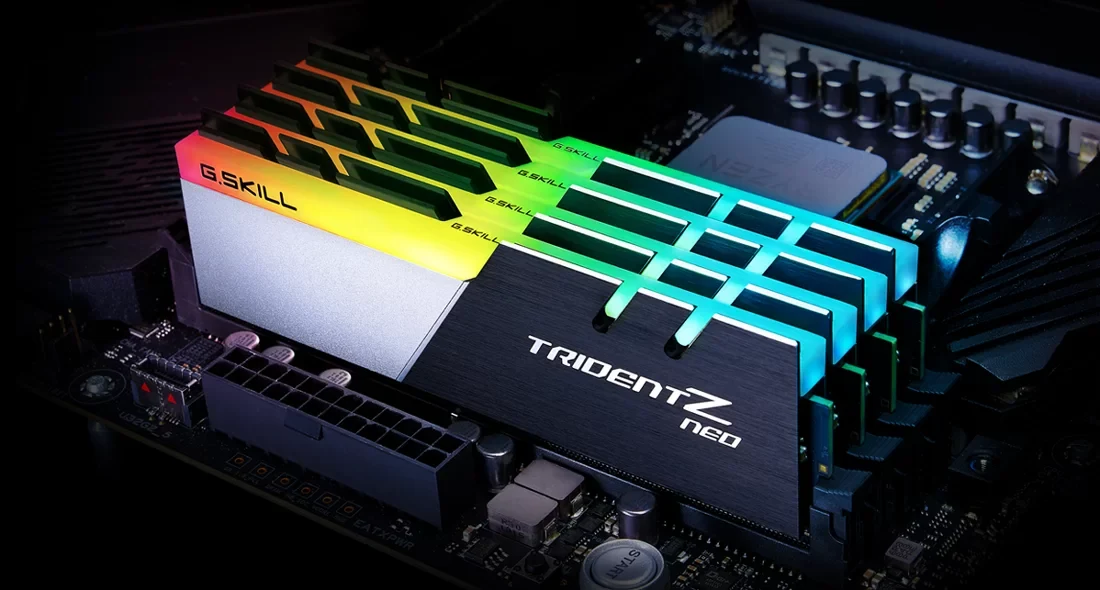 RAM PC G.Skill Trident Z Neo RGB 32GB (2x16GB) DDR4 3600MHz - Black/Silver - New