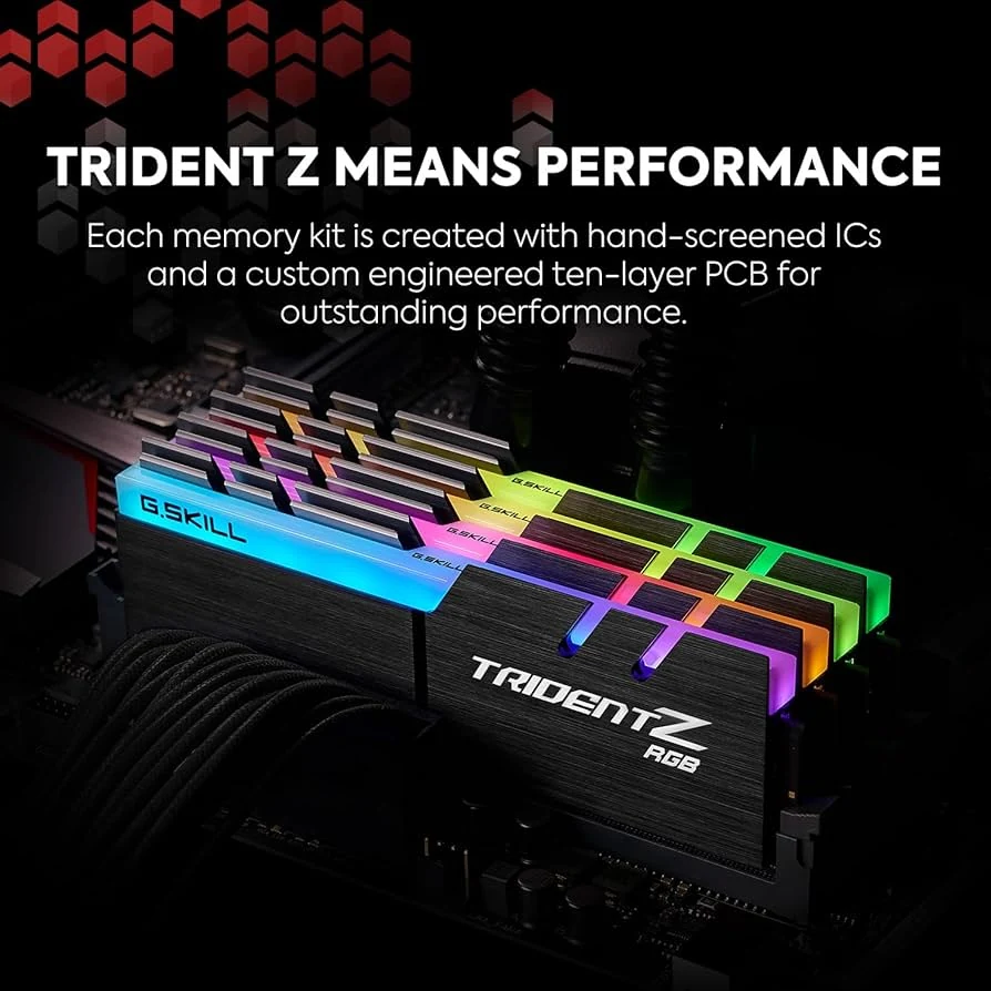 RAM PC G.Skill Trident Z RGB 16GB (2x8GB) DDR4 3600MHz - Black/RGB - New