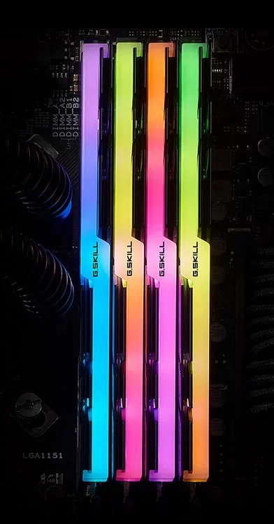 RAM PC G.Skill Trident Z RGB 8GB (1x8GB) DDR4 3600MHz - Black/RGB - New