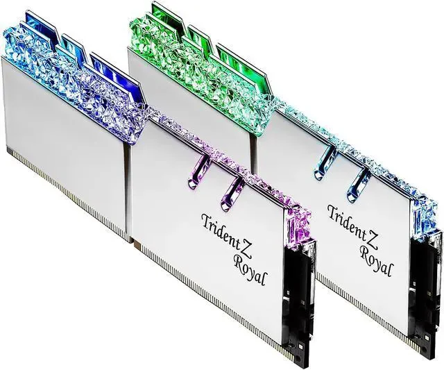 RAM PC G.Skill Trident Z Royal RGB 16GB (1x16GB) DDR4 3200MHz - Silver - New