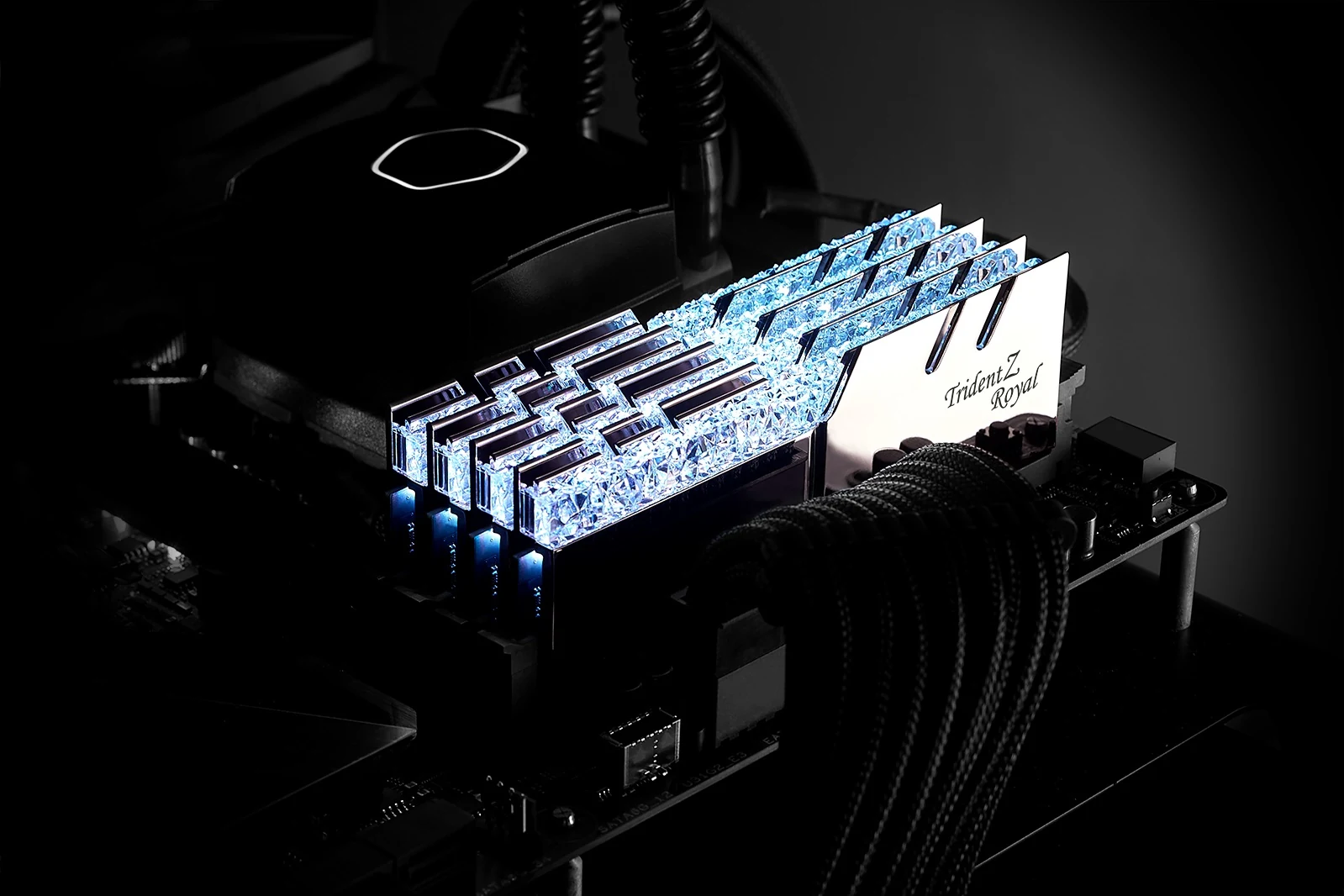 RAM PC G.Skill Trident Z Royal RGB 16GB (2x8GB) DDR4 3600MHz - Silver - New