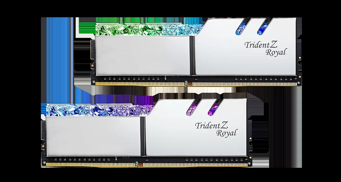 RAM PC G.Skill Trident Z Royal RGB 32GB (2x16GB) DDR4 3200MHz - Gold - New