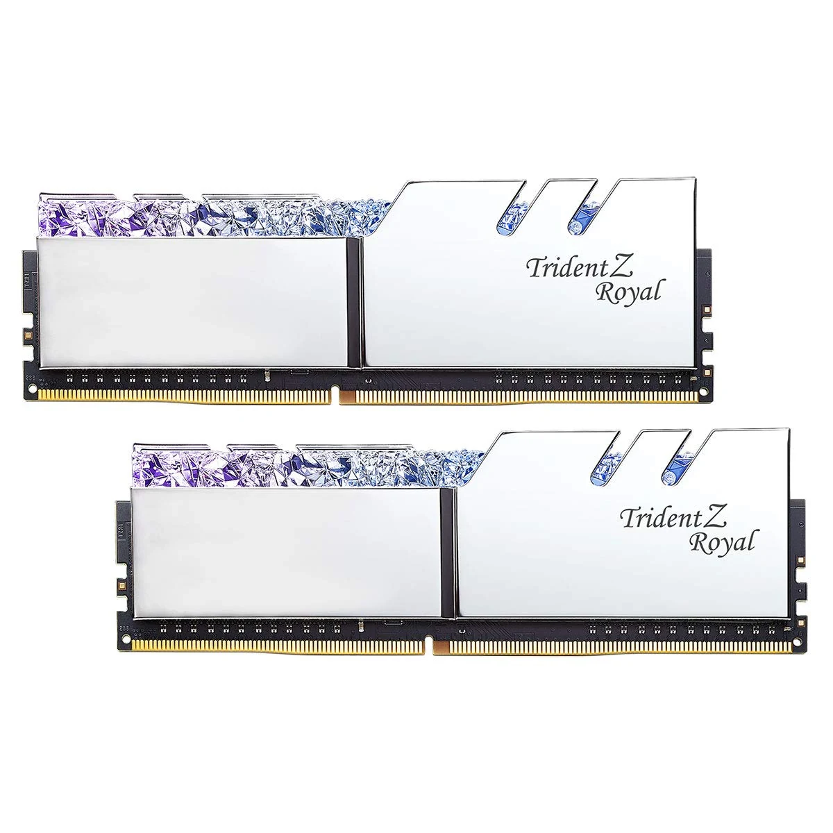 RAM PC G.Skill Trident Z Royal RGB 64GB (2x32GB) DDR4 3200MHz - Silver - New