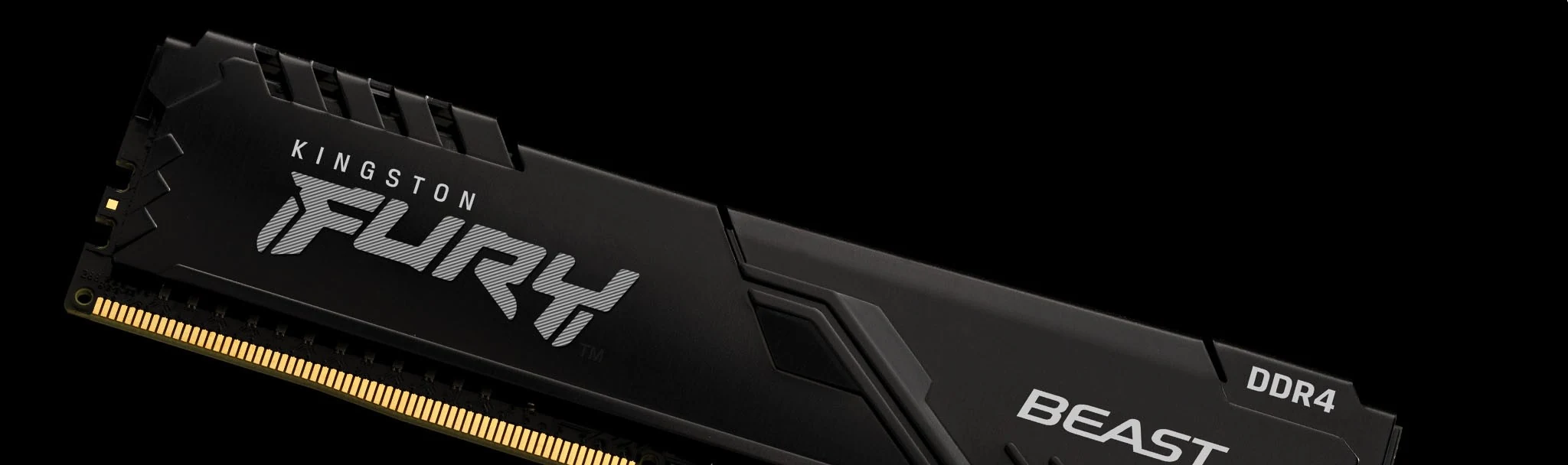 RAM PC Kingston FURY Beast 64GB (4x16GB) DDR4 3200MHz - Black - New