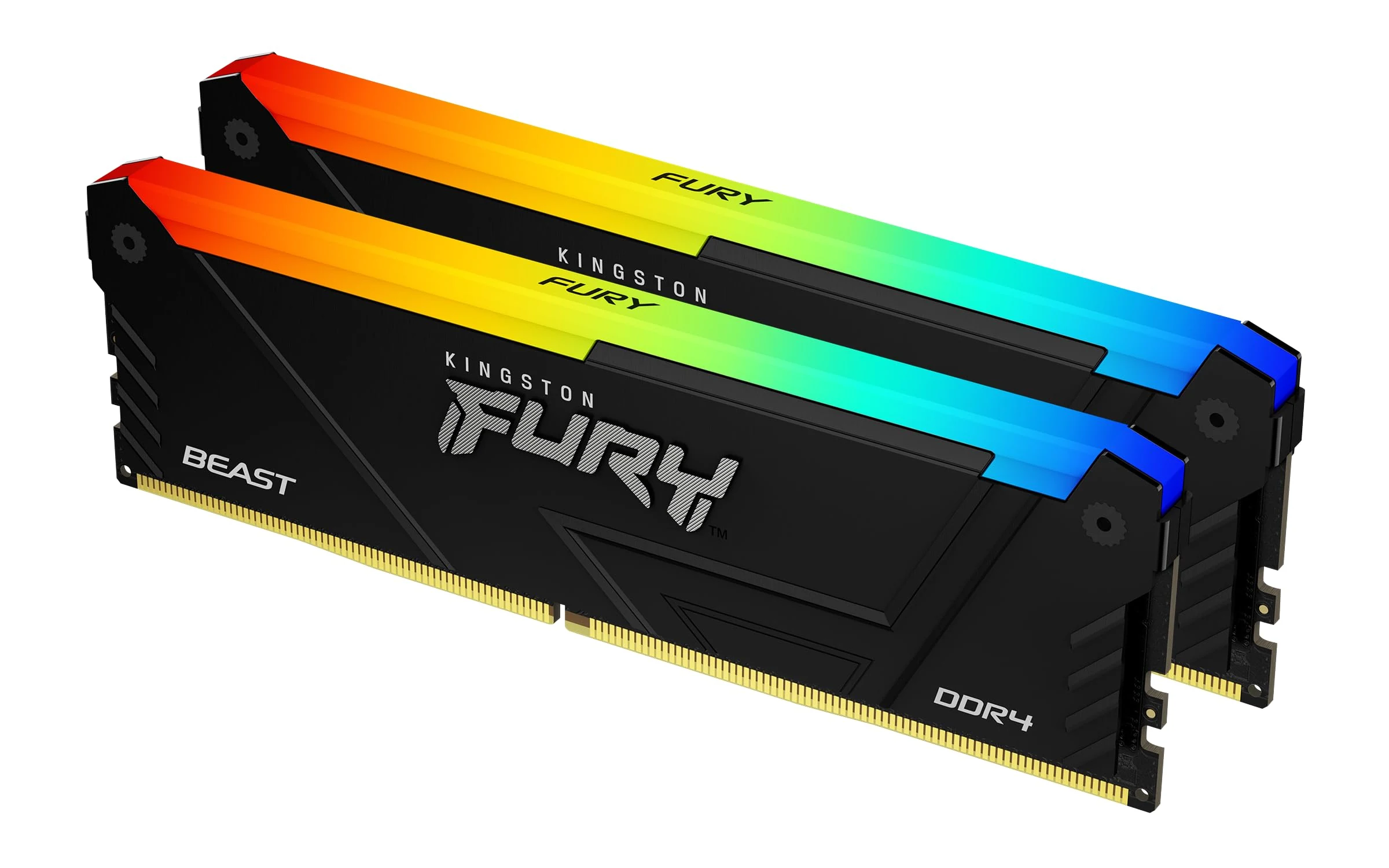 RAM PC Kingston FURY Beast RGB 16GB (1x16GB) DDR4 3200MHz - Black - New