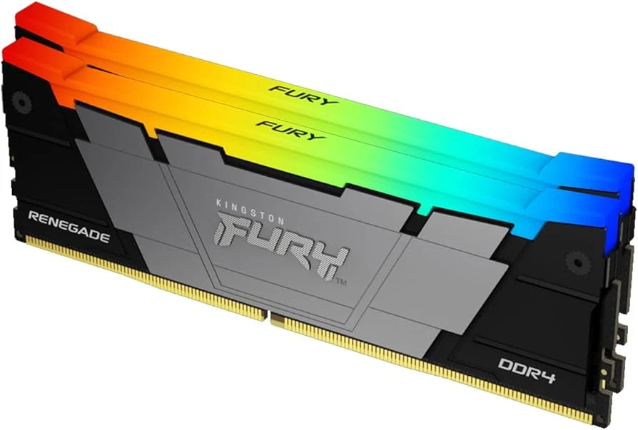 RAM PC Kingston FURY Renegade RGB 16GB (2x8GB) DDR4 3200MHz - Black - New