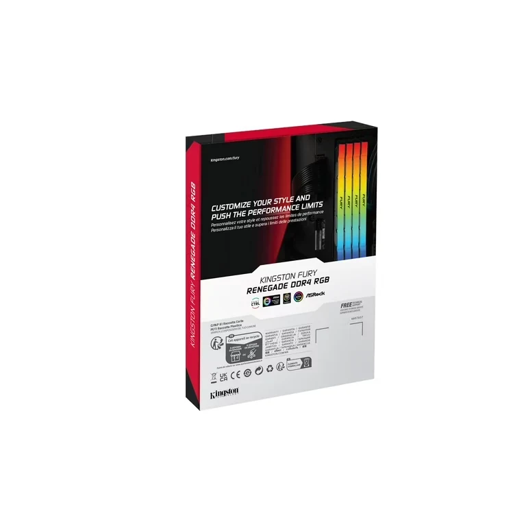RAM PC Kingston FURY Renegade RGB 64GB (2x32GB) DDR4 3200MHz - Black - New