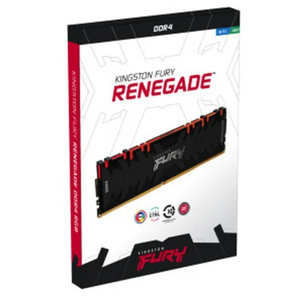 RAM PC Kingston FURY Renegade RGB 8GB (1x8GB) DDR4 3200MHz - Black - New