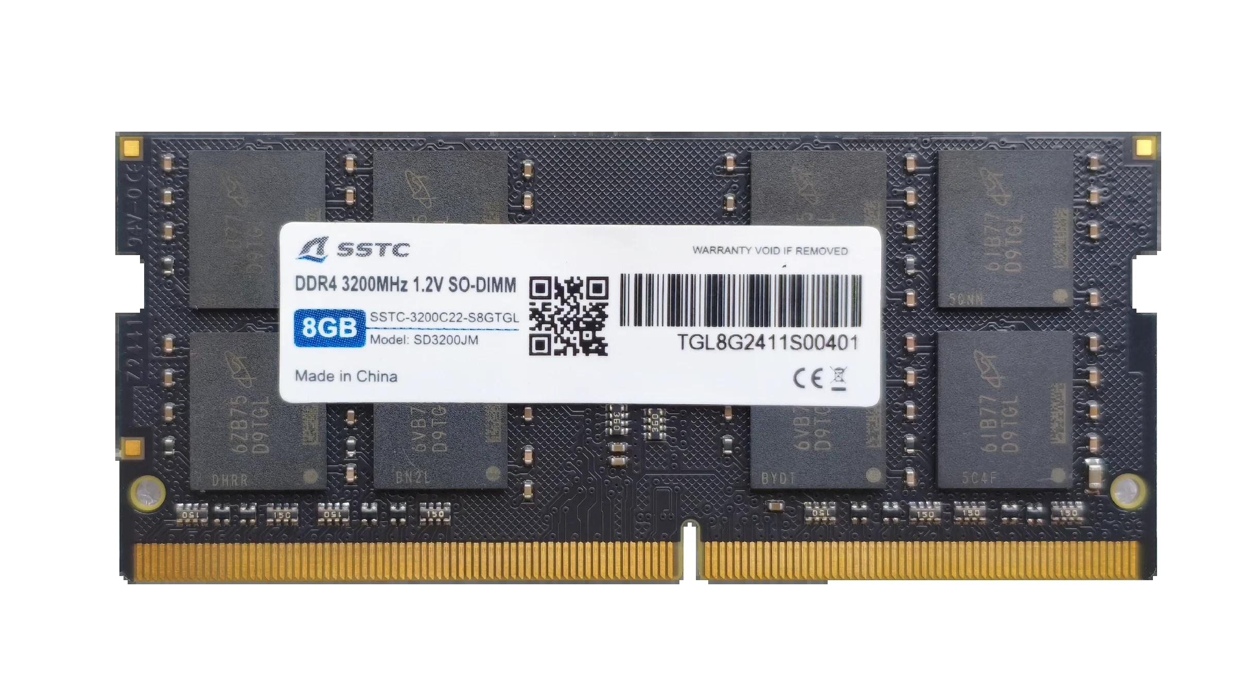 RAM PC SSTC DDR4 8GB (1x8GB) 3200MHz - NEW