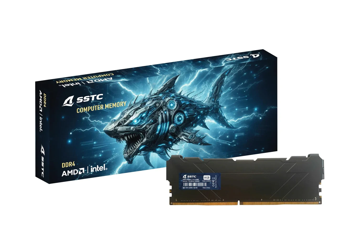 RAM PC SSTC DDR4 8GB (1x8GB) 3200MHz - NEW