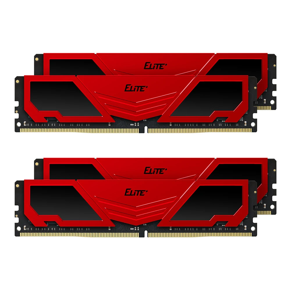 RAM PC TeamGroup Elite Plus 8GB (1x8GB) DDR4 3200MHz - Red - New