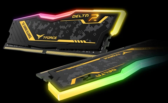 RAM PC TeamGroup T-Force Delta RGB 16GB (2x8GB) DDR4 3200MHz - Black - New