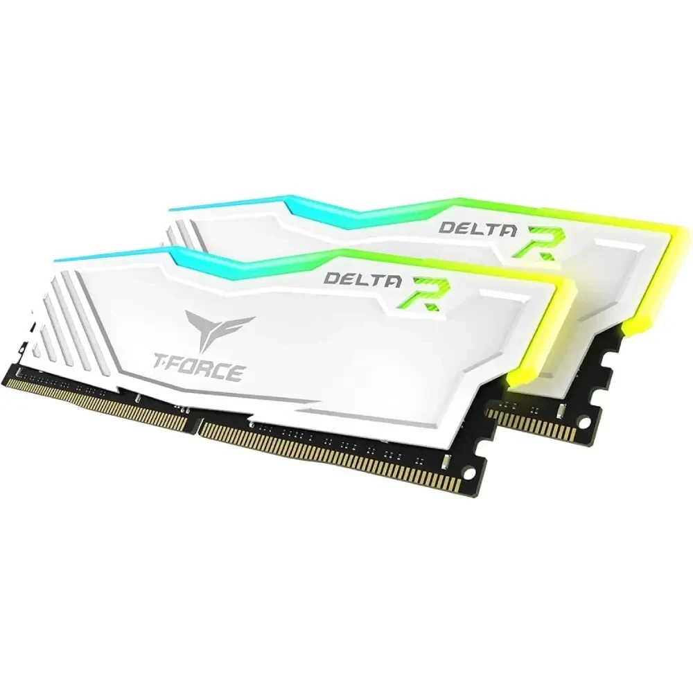 RAM PC TeamGroup T-Force Delta RGB 32GB (2x16GB) DDR4 3600MHz - White - New