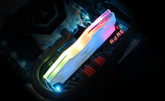 RAM PC TeamGroup T-Force Delta RGB 8GB (1x8GB) DDR4 3200MHz - Black - New