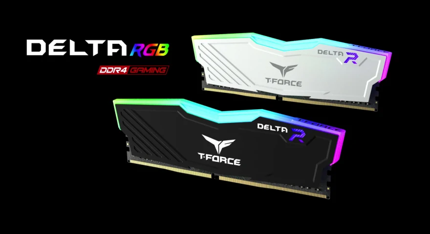 RAM PC TeamGroup T-Force Delta RGB 8GB (1x8GB) DDR4 3200MHz - Black - New