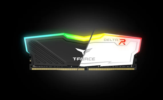 RAM PC TeamGroup T-Force Delta RGB 8GB (1x8GB) DDR4 3600MHz - Black - New