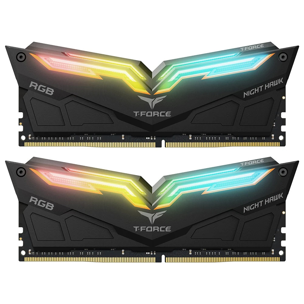 RAM PC TeamGroup T-Force Night Hawk RGB 32GB (2x16GB) DDR4 3200MHz - Black - New