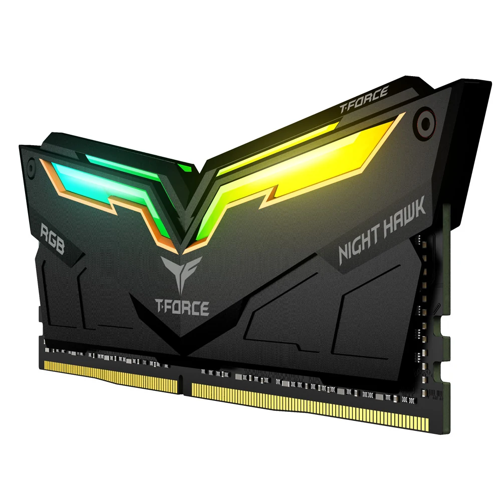 RAM PC TeamGroup T-Force Night Hawk RGB 64GB (2x32GB) DDR4 3200MHz - Black - New