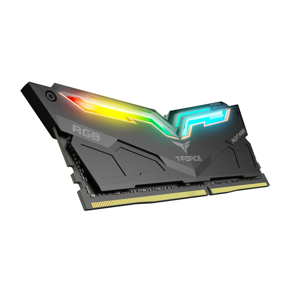 RAM PC TeamGroup T-Force Night Hawk RGB 64GB (2x32GB) DDR4 3200MHz - Black - New