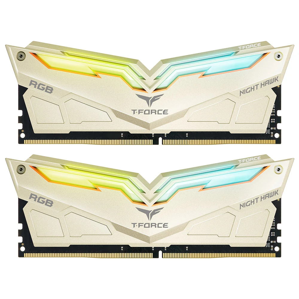 RAM PC TeamGroup T-Force Night Hawk RGB 64GB (2x32GB) DDR4 3200MHz - Black - New