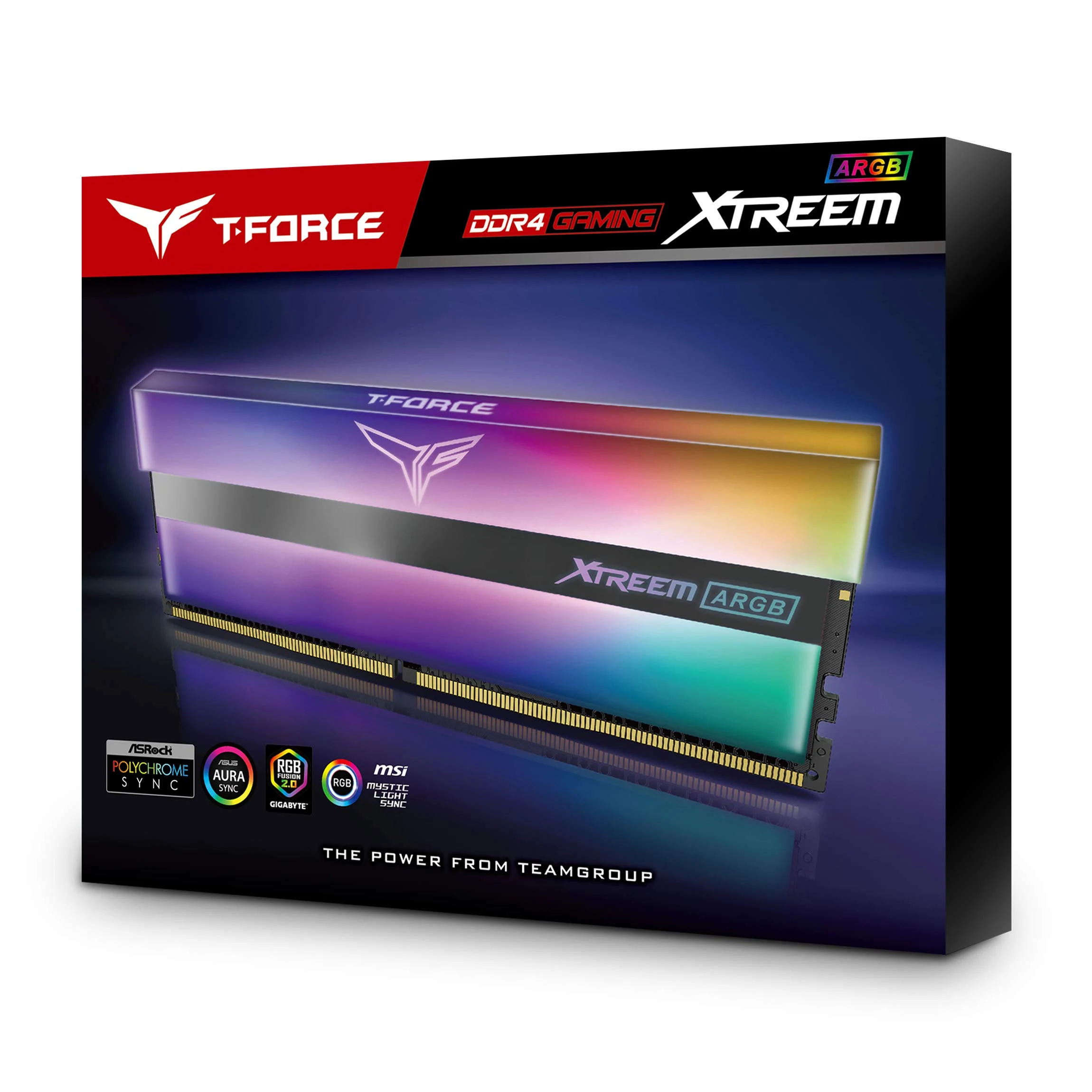 RAM PC TeamGroup T-Force Xtreem ARGB 16GB (2x8GB) DDR4 3200MHz - Black - New