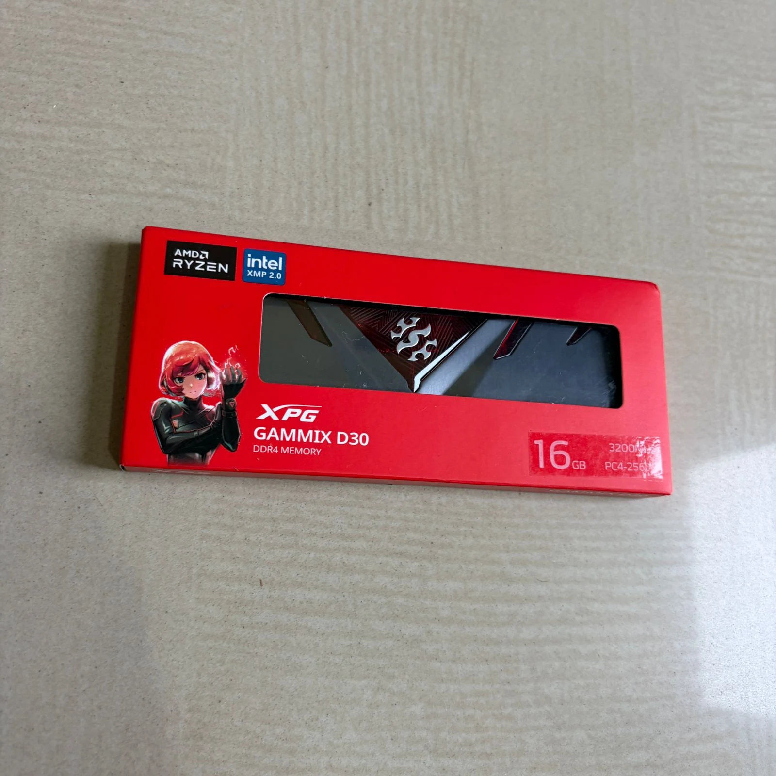 RAM PC XPG GAMMIX D30 16GB (1x16GB) DDR4 3200MHz - Red - New