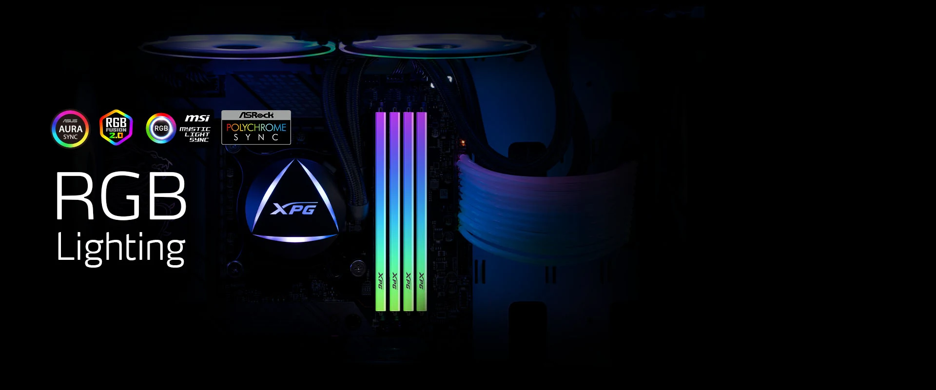 RAM PC XPG SPECTRIX D35G RGB 32GB (1x32GB) DDR4 3200MHz - Black - New