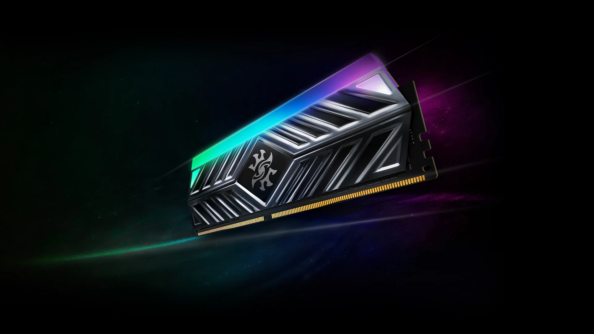 RAM PC XPG SPECTRIX D41 RGB 16GB (1x16GB) DDR4 3200MHz - Tungsten Gray - New