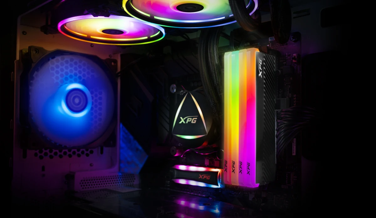 RAM PC XPG SPECTRIX D45G RGB 16GB (2x8GB) DDR4 3600MHz - Black - New