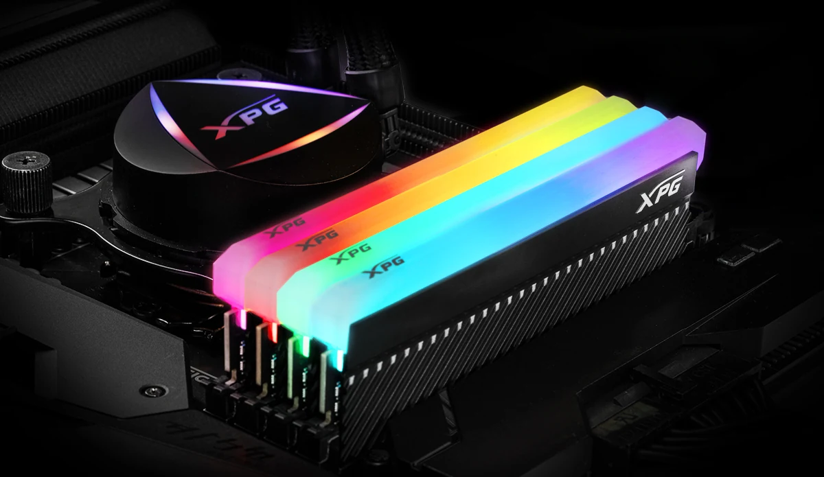 RAM PC XPG SPECTRIX D45G RGB 8GB (1x8GB) DDR4 3600MHz - Black - New
