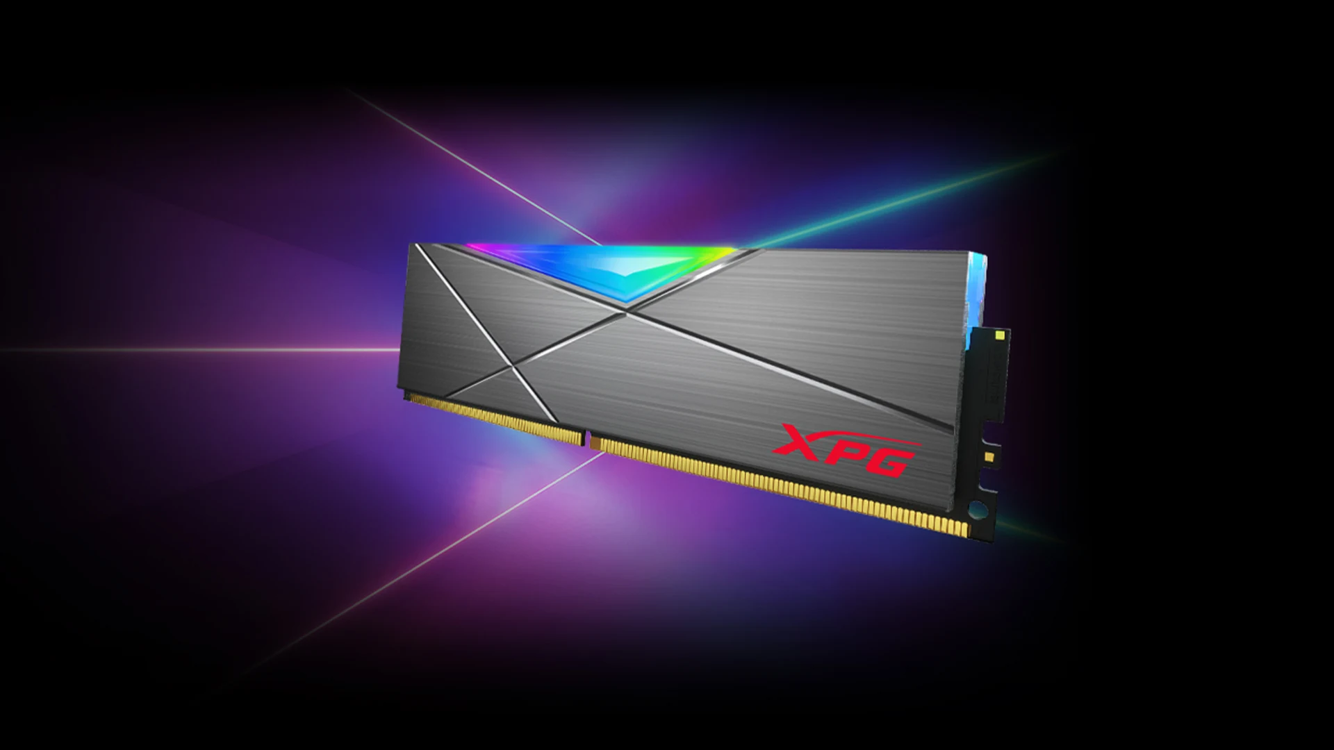 RAM PC XPG SPECTRIX D50 RGB 16GB (1x16GB) DDR4 3200MHz - Tungsten Gray - New
