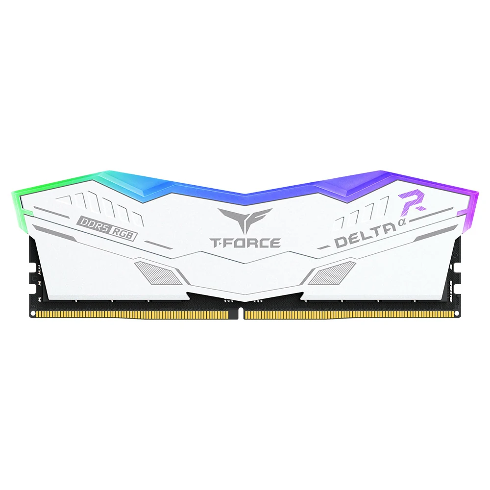 RAM TeamGroup T-Force Delta Alpha RGB 16GB (1x16GB) DDR5 6000MHz - White - New