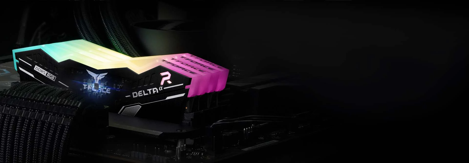 RAM TeamGroup T-Force Delta Alpha RGB 32GB (2x16GB) DDR5 6000MHz - Black - New