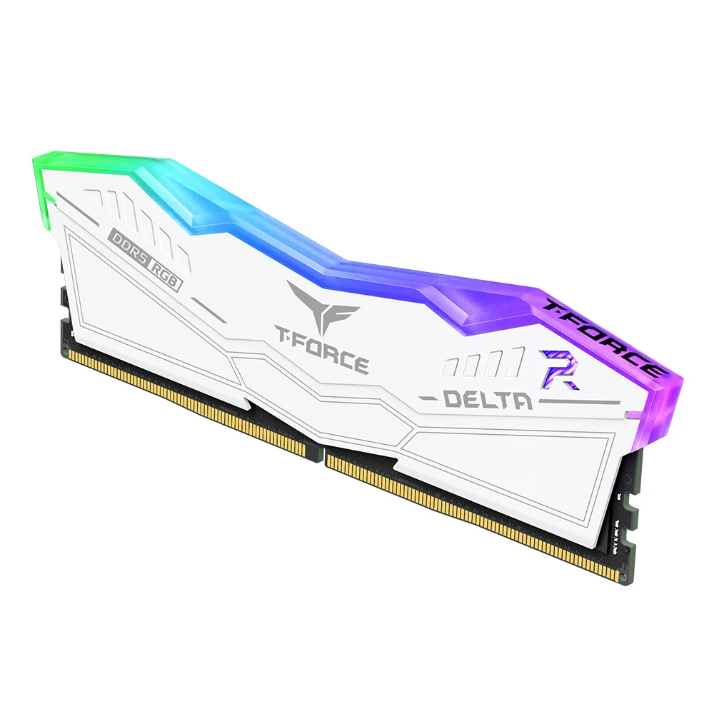 RAM TeamGroup T-Force Delta RGB 16GB (1x16GB) DDR5 5600MHz - White - New